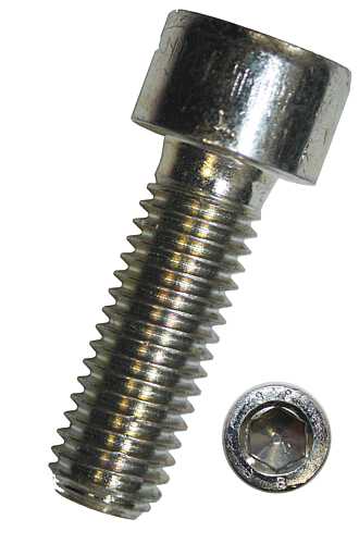 100 Stück 4-40 X 3/8" Zylinderschrauben – Edelstahl, Innensechskant, Flacher Kopf